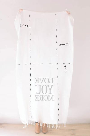 Eucalyptus Bunch Watercolor Throw Blanket