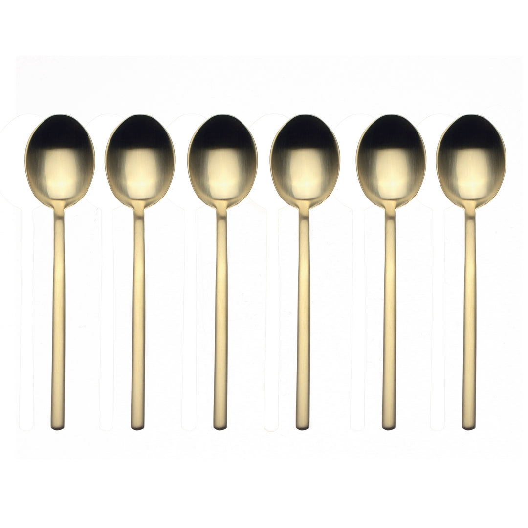 6 Piece Coffee Spoon Set - Due Ice Oro