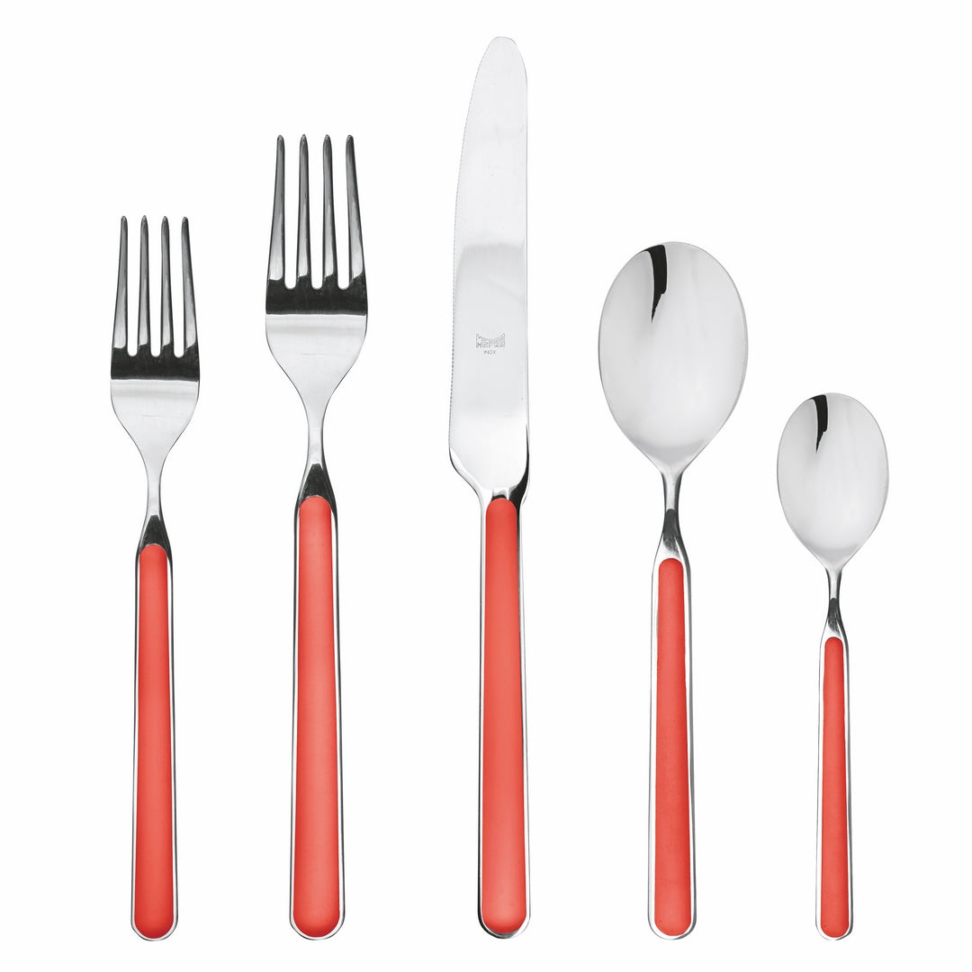 5 Piece Place Setting - Fantasia New Coral
