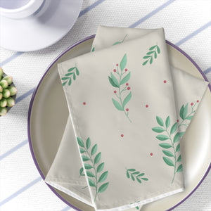 Holiday Napkins - Large Evergreens