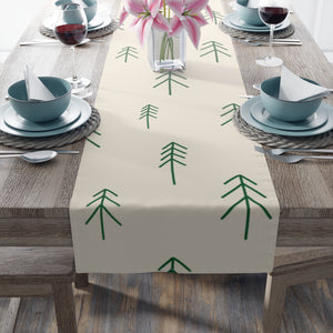 Holiday Table Runner - Evergreens