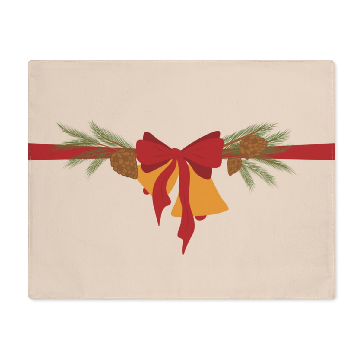 Holiday Table Placemat - Christmas Bells