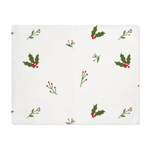 Holiday Table Placemat - Holly