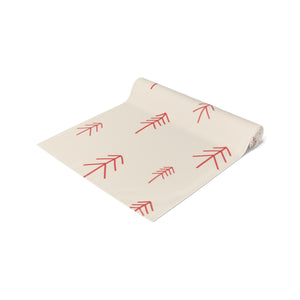 Holiday Table Runner - Red Evergreens