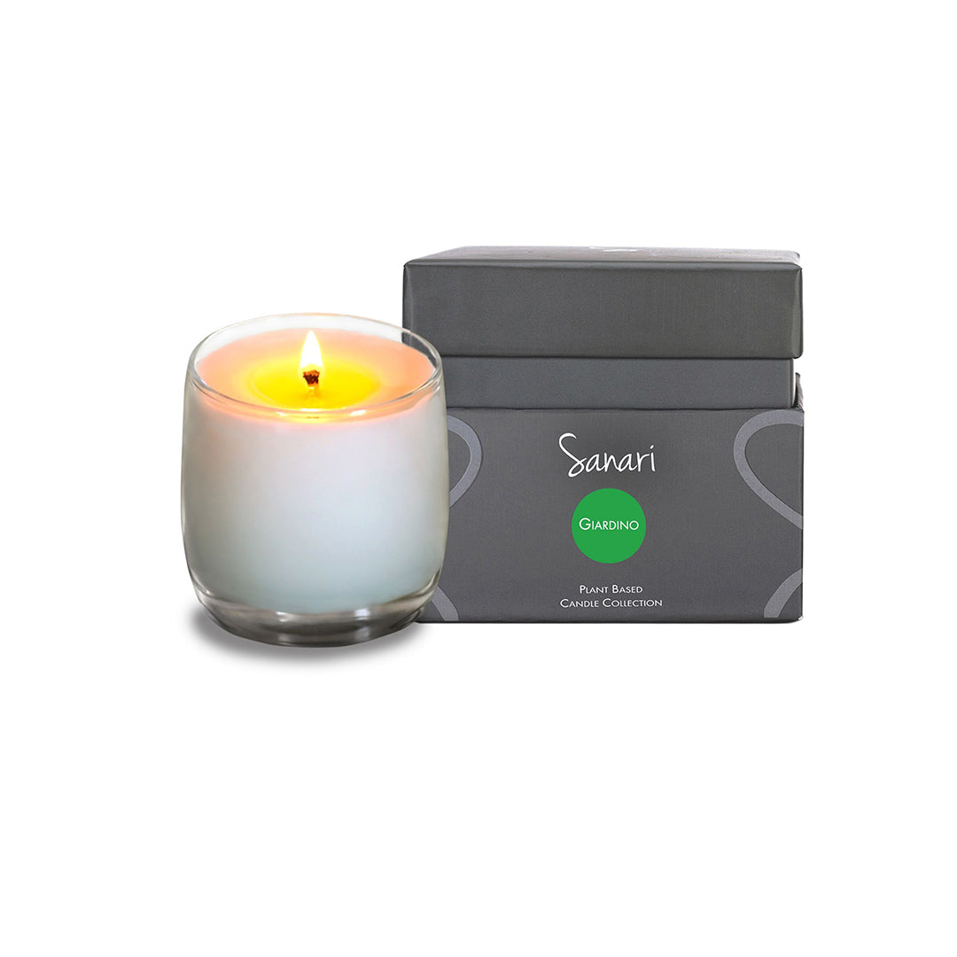 "Giardino" Scented 8oz Coconut Wax Candle I Lifestyle Details