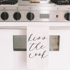 Kiss The Cook Tea Towel