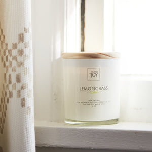 Lemongrass Candle 100% Natural, Aroma Naturals Candles
