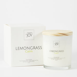 Lemongrass Candle 100% Natural, Aroma Naturals Candles