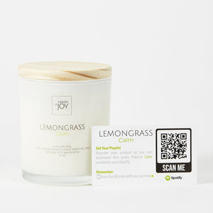 Lemongrass Candle 100% Natural, Aroma Naturals Candles