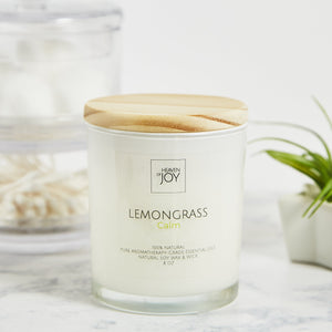 Lemongrass Candle 100% Natural, Aroma Naturals Candles
