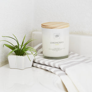 Lemongrass Candle 100% Natural, Aroma Naturals Candles