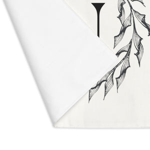 Lifestyle Details - Circular Branches Table Placemat - U  - Flipped