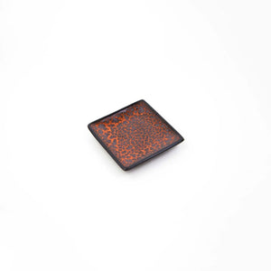 Lifestyle Details - Condiment Square Mini Plates in Tangerine - Set of 1