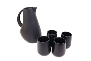 Lifestyle Details - Drinking Cups Set in Basalt & Basalt