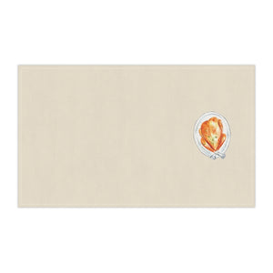 Lifestyle Details - Ecru Kitchen Towel - Watercolor Turkey - Horizontal