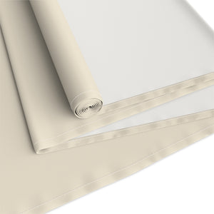 Lifestyle Details - Ecru Table Runner - Orange Rustic Truck with Leaves - Back View