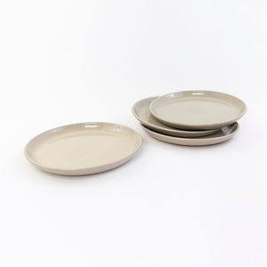 Lifestyle Details - La Marsa Dessert Plate in Muslin - Set of 4