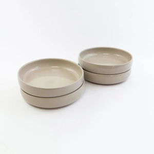 Lifestyle Details - La Marsa Salad Plate in Muslin - Set of 4