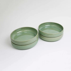 Lifestyle Details - La Marsa Salad Plate in Sage - Set of 4