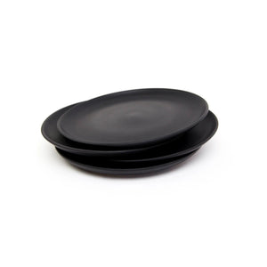 Lifestyle Details - La Marsa Stoneware Dinner Plate in Basalt - Set of 4