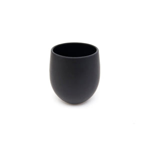 Lifestyle Details - Large Goblet Stemless Wine Glasses in Basalt - Set of 1