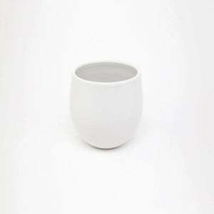 Lifestyle Details - Large Goblet Stemless Wine Glasses in Chalk - Set of 1