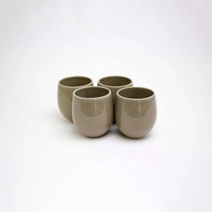 Lifestyle Details - Large Goblet Stemless Wine Glasses in Desert - Set of 4