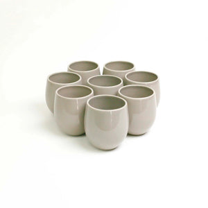 Lifestyle Details - Large Goblet Stemless Wine Glasses in Lilac - Set of 8