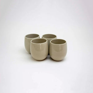 Lifestyle Details - Large Goblet Stemless Wine Glasses in Muslin - Set of 4