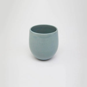 Lifestyle Details - Large Goblet Stemless Wine Glasses in Pale Jade - Set of 1