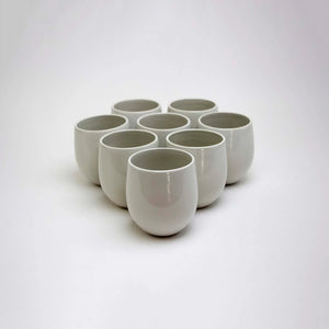 Lifestyle Details - Large Goblet Stemless Wine Glasses in Pearl - Set of 8