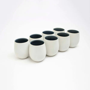 Lifestyle Details - Regular Goblet Stemless Wine Glasses in Cove - Set of 8