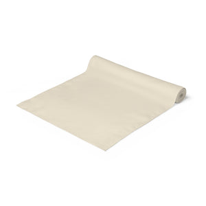 Lifestyle Details - Table Runner - Ecru - Rolled Up