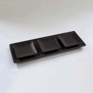 Lifestyle Details - Tapas Dishes Serving Set in Basalt & Basalt
