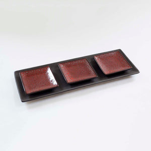 Lifestyle Details - Tapas Dishes Serving Set in Basalt & Saffron