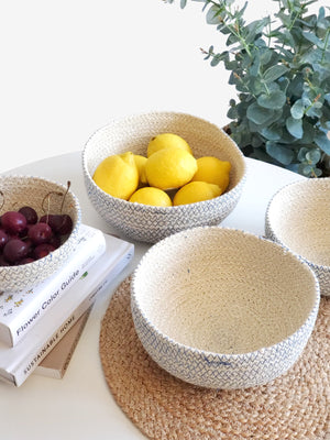 Blue Amari Round Bowls - Set of 4