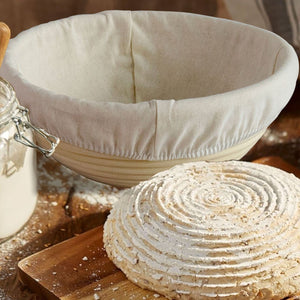 Round Banneton Bread Proofing Baskets - 9"