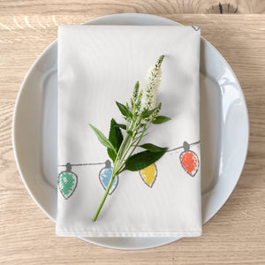 Holiday Napkins - Christmas Lights
