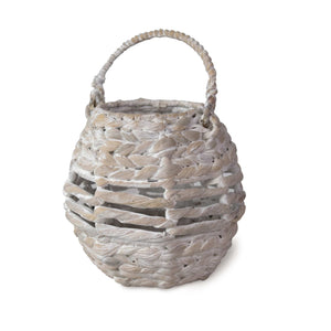 Wicker Candle Holder Lantern with Handle