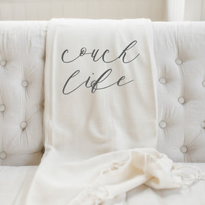 Couch Life Throw Blanket