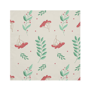 Holiday Napkins - Red & Green Evergreens