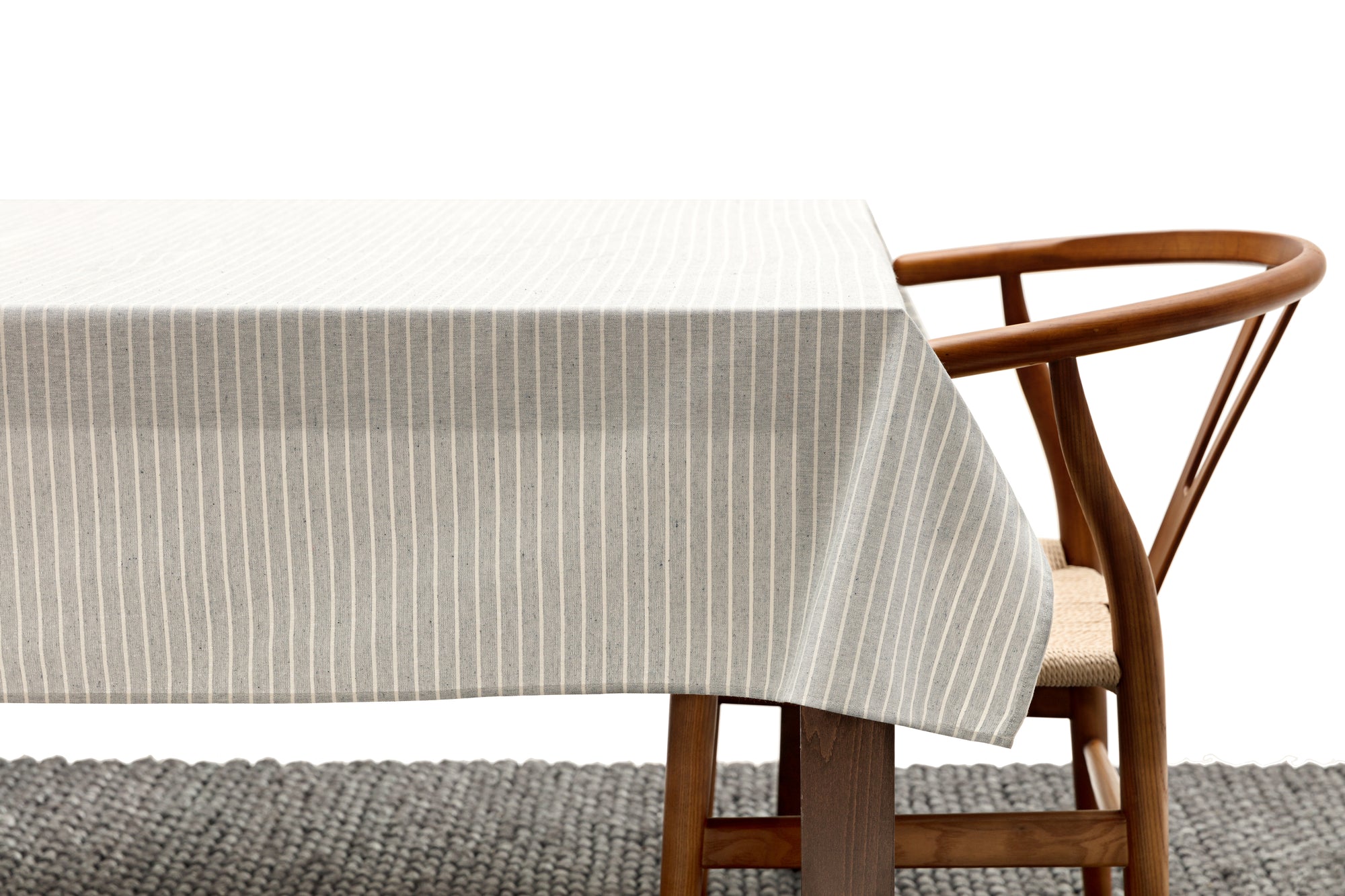 Tablecloth - Grey Striped