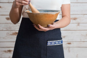The Blue Tatreez Apron