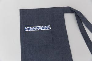 The Blue Tatreez Apron