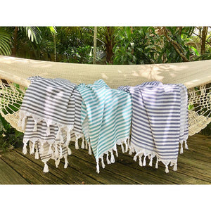 Candy Stripe Terry Turkish Towel