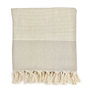 Diamond Stripe Turkish Throw