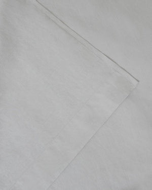 Marcel Linen Flat Sheet - Glacier