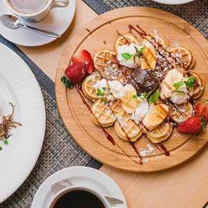 Natural Bamboo Serving Board 12"