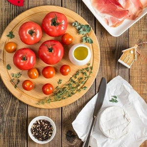 Natural Bamboo Serving Board 12"