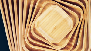 Natural Bamboo Tray 11" X 3.75"
